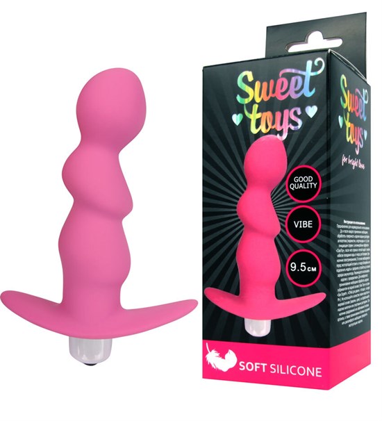 Анальный вибростимулятор Sweet Toys, L 95 мм, D 27 мм, (цвет в ассортименте) ST-40186-6
ST-40186-5 - фото 1151