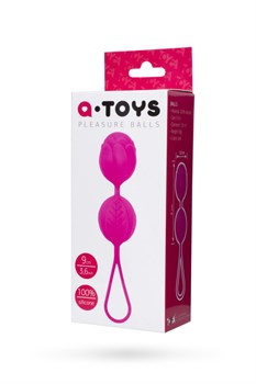 Вагинальные шарики A-toys розовые 9 см 764001 764001 - фото 1586