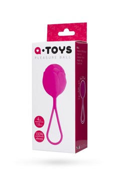 Вагинальный шарик A-toys розовый 764002 - фото 1657