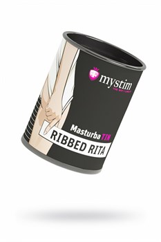 Мастурбатор Mystim Ribbed Ritay белый 4,5 см 46291 - фото 5247