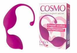 Вагинальные шарики Cosmo фиолетовые 11 см CSM-23005