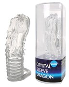 Насадка закрытая в форме дракона Crystal sleeve dragon 13,5 см EE-10101