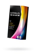 Презервативы ''VITALIS'' PREMIUM №12 color & flavor - цветные/ароматизированные (ширина 53mm) 261