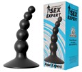 Анальная втулка черная Anal Expert 8,5 см Sem-55045 - фото 908