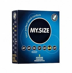 Презервативы MY.SIZE № 3 размер 64 ширина 6,4 см 128 - фото 7372